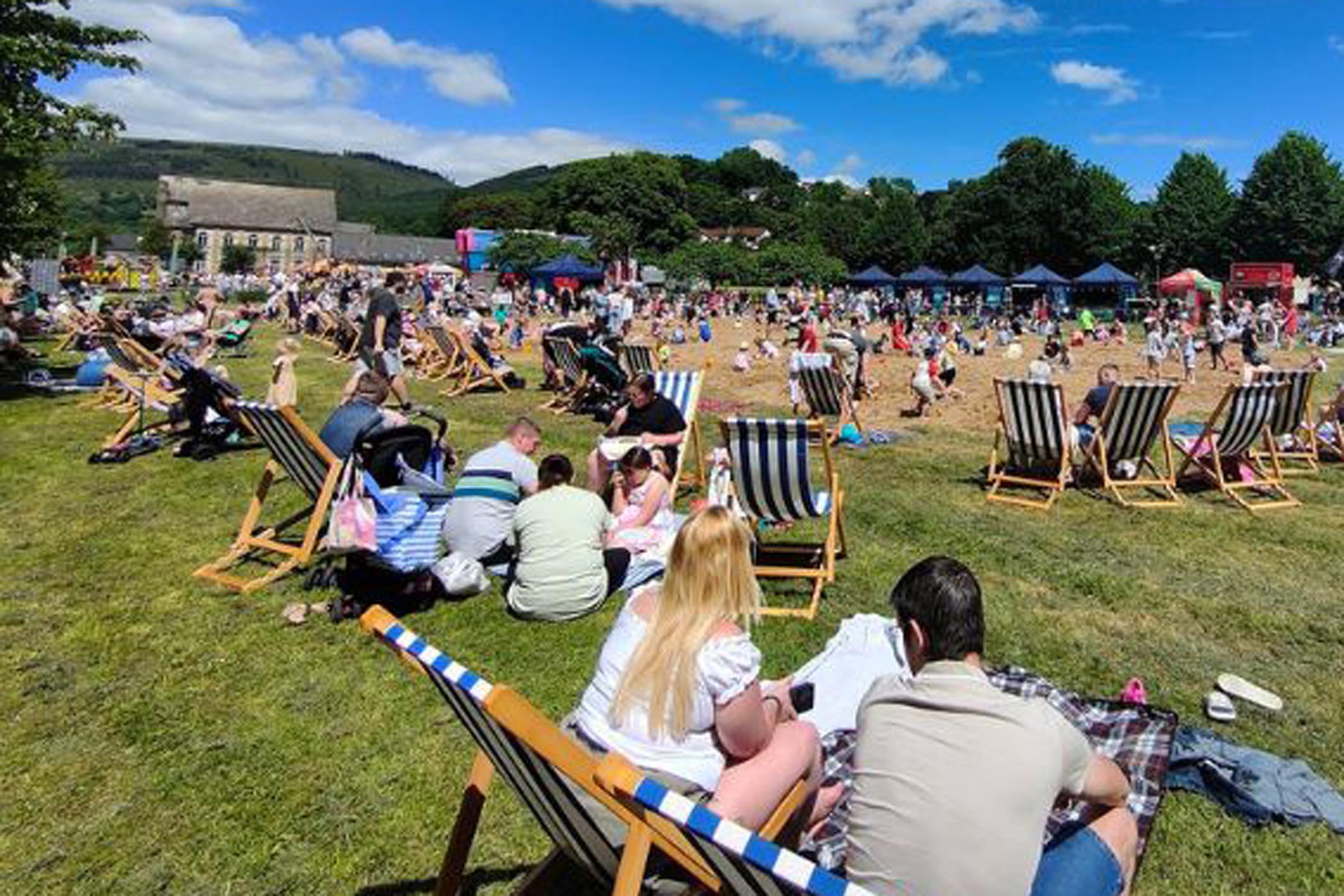 Free Risca beach party a great success