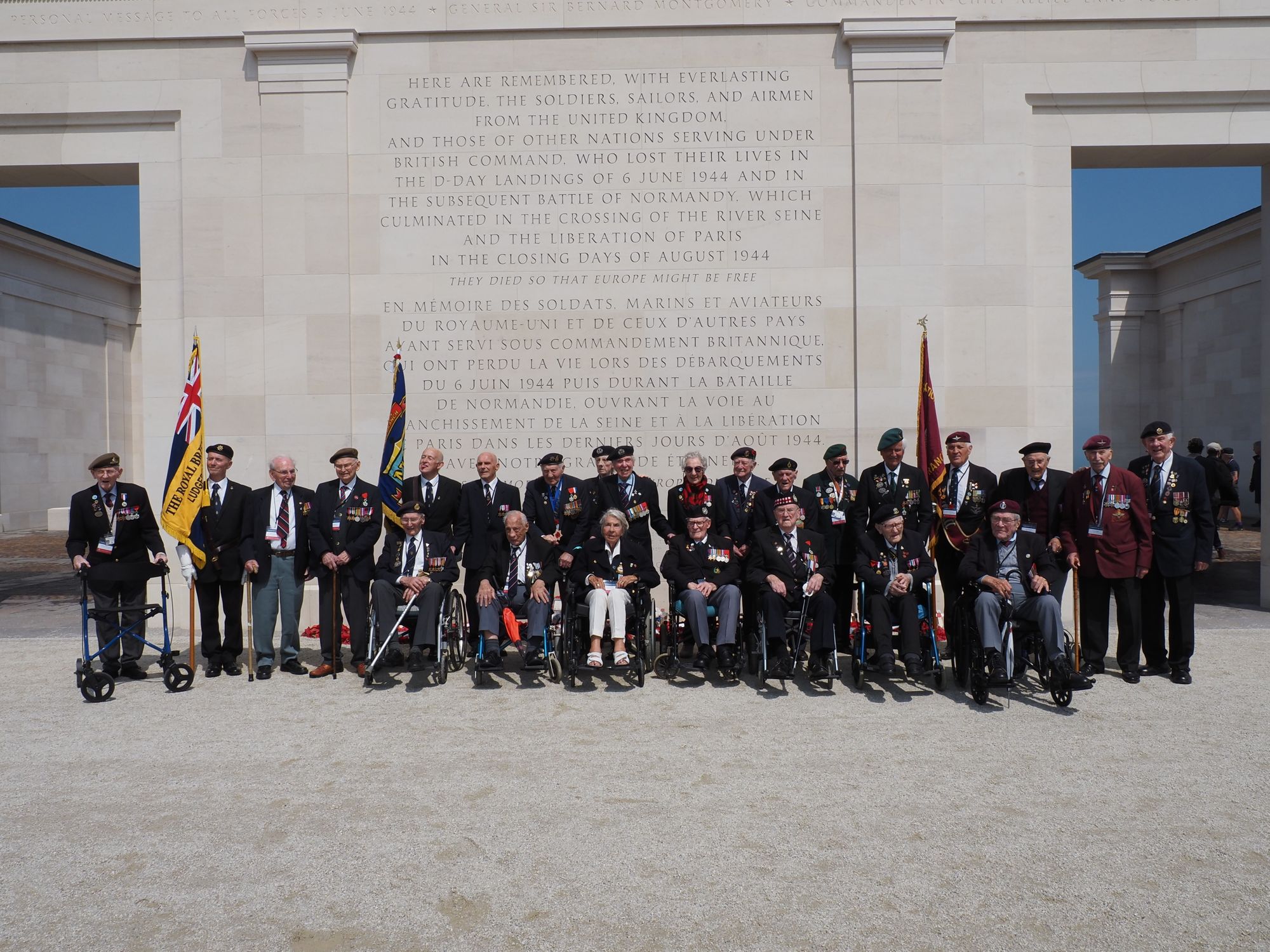 Veterans visit British Normandy Memorial thanks to Taxi Charity