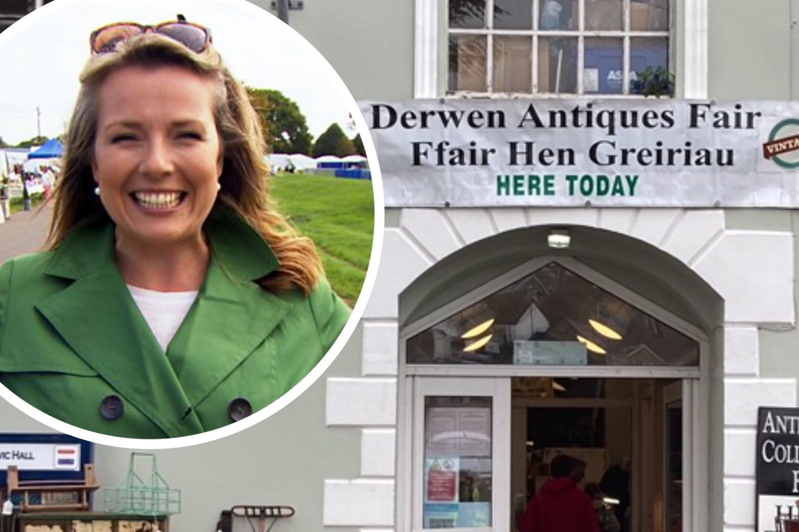 BBC Bargain Hunt filming at Llandeilo Antiques and Vintage Fair