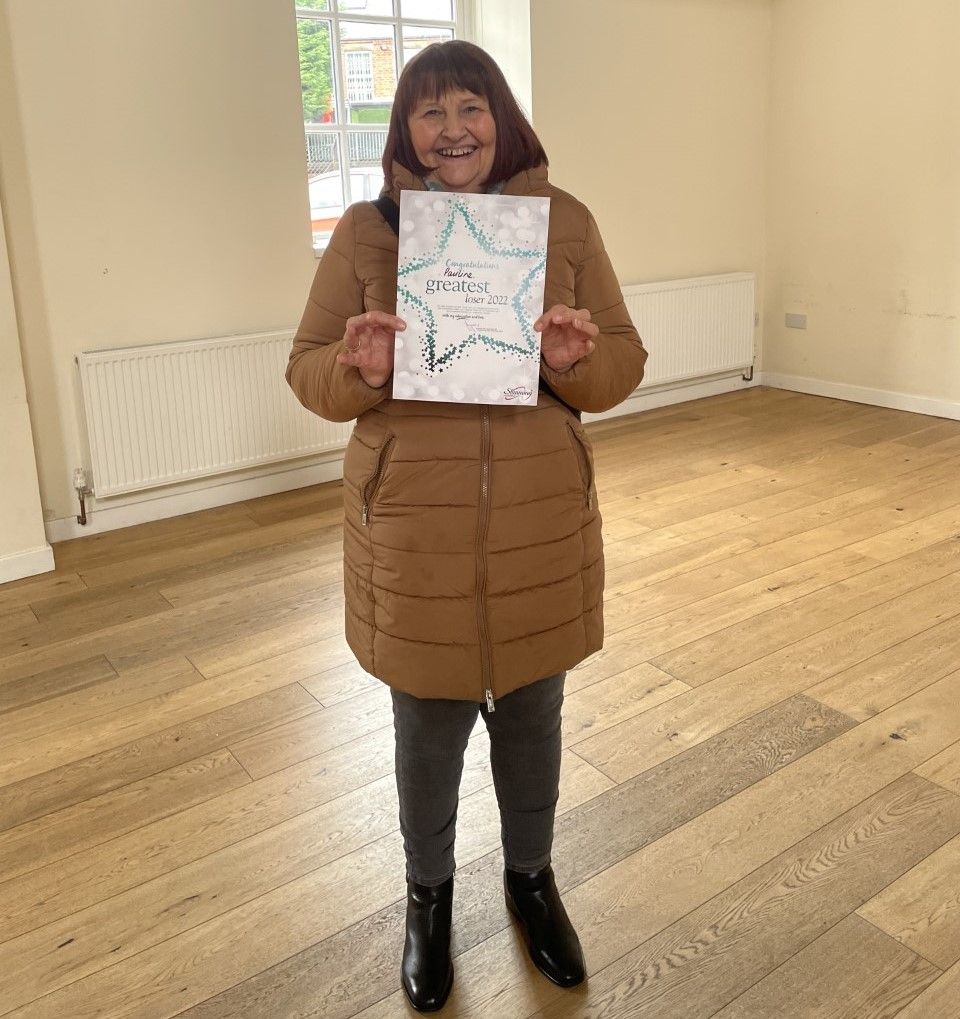 Woman who went to weight loss group to support friend now slimming champ