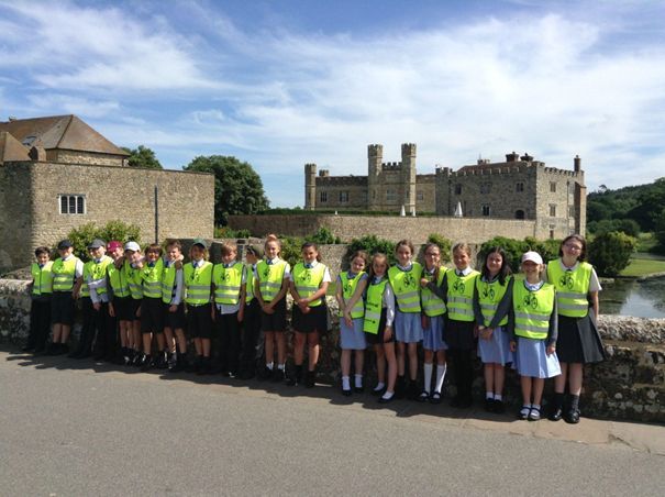 Oxted pupils enjoy history trip to Leeds Castle