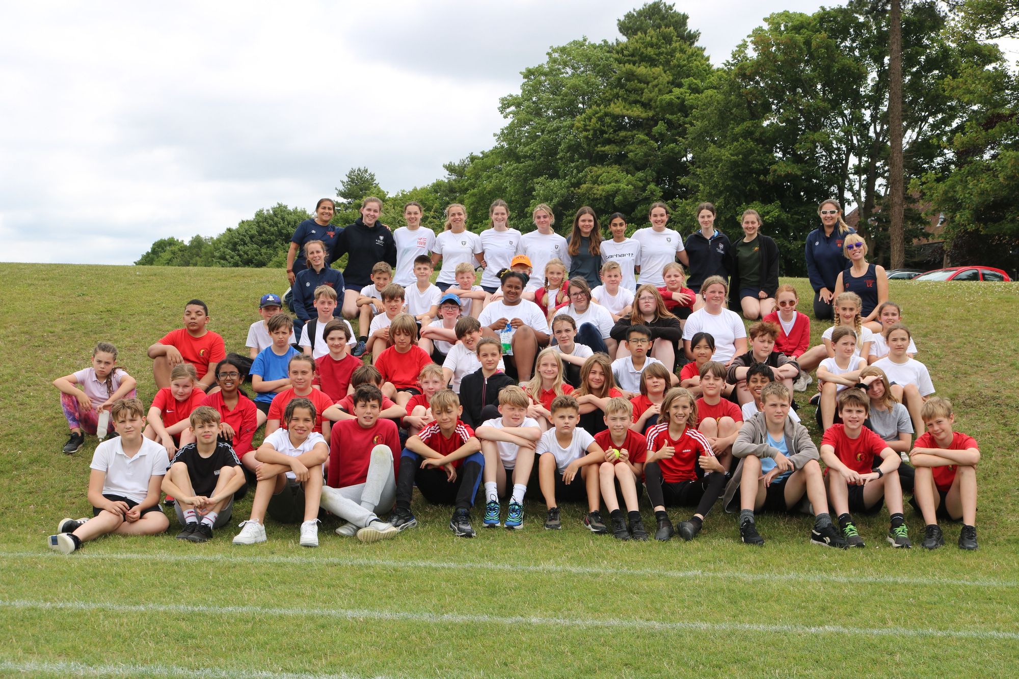 Winchester school hosts a day of Olympic sport for local schools