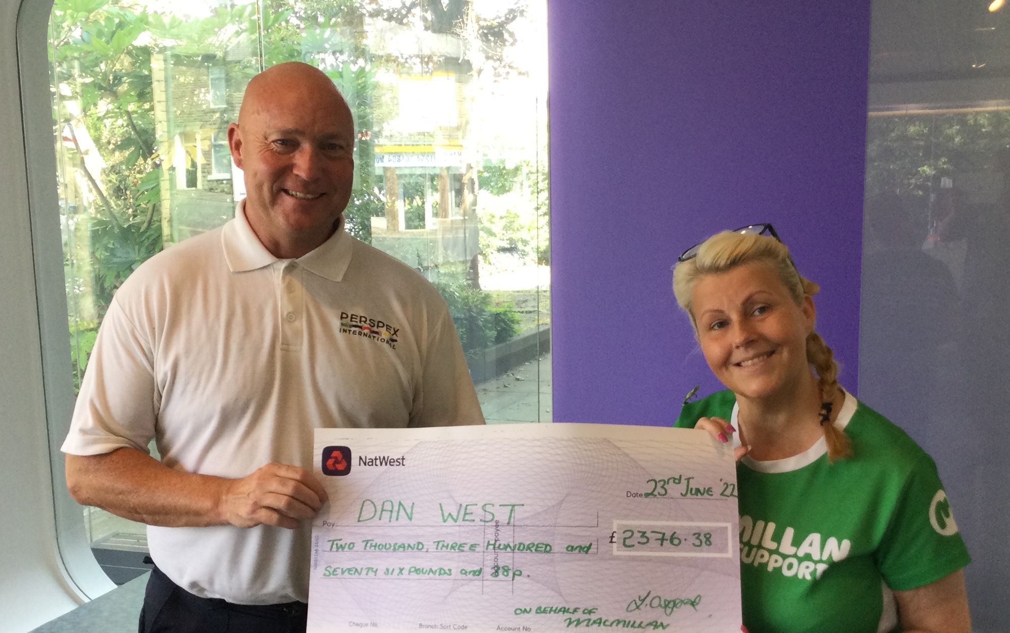 Man walks almost 40 miles for chippy tea - and raises more than £2,000