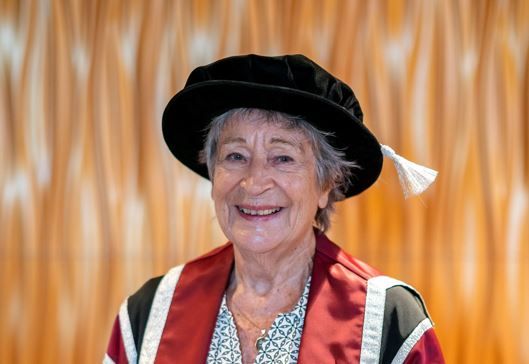 Swansea University awards honorary degree to Ceredigion-born Welsh broadcaster Beti George