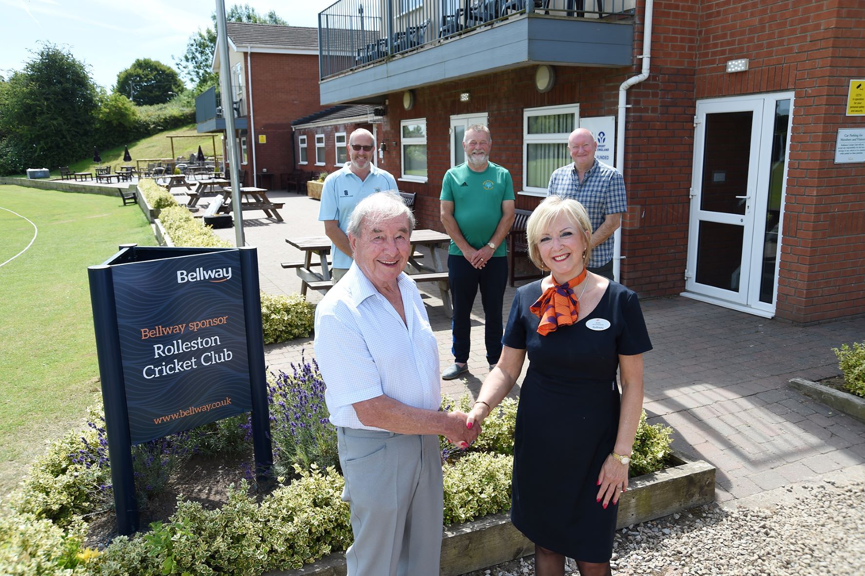 Housebuilder strengthens partnership with cricket club