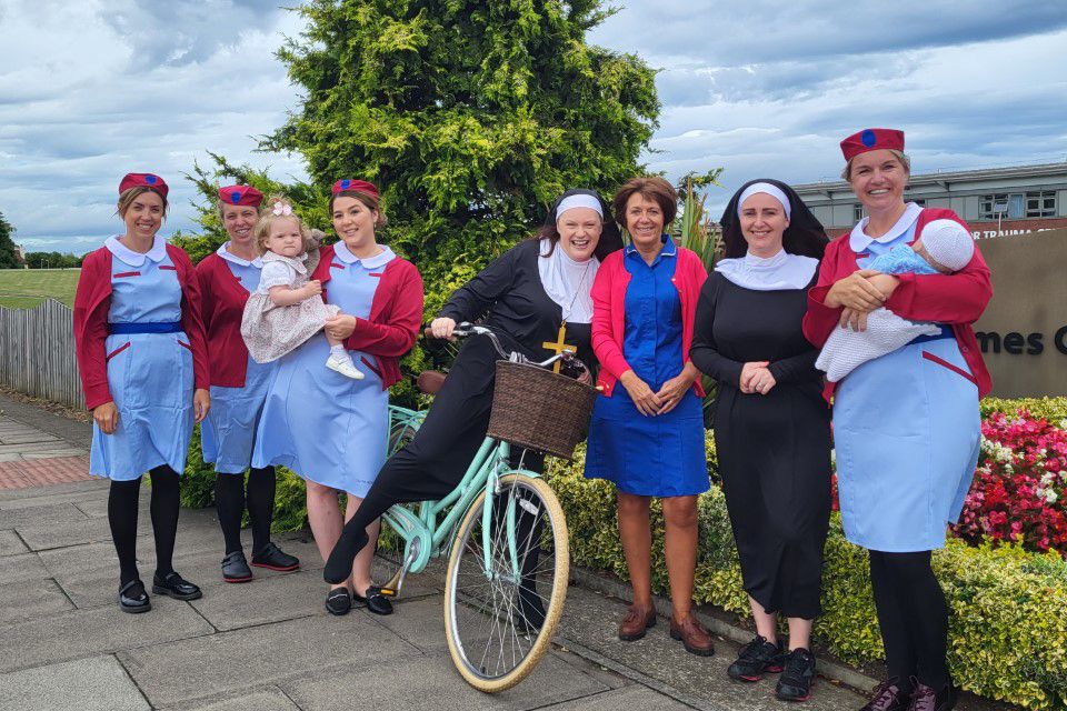 Staff from a Middlesbrough hospital embark on a “Call the Midwife