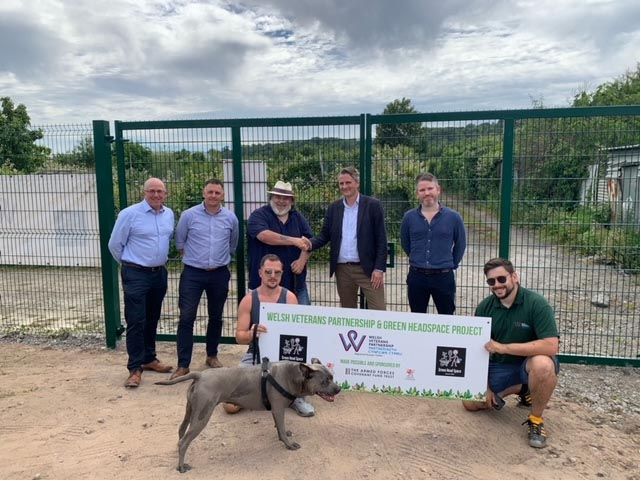 New allotment fences for Cardiff veterans