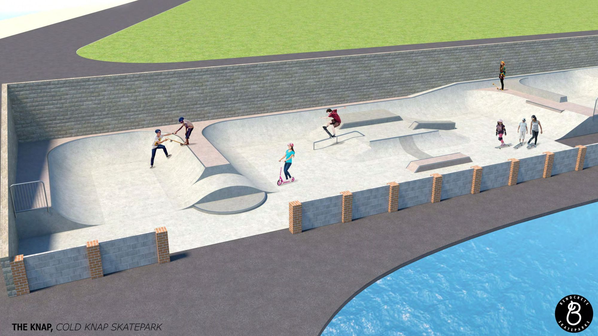 First look at designs for Cold Knap skate park in champion skater's