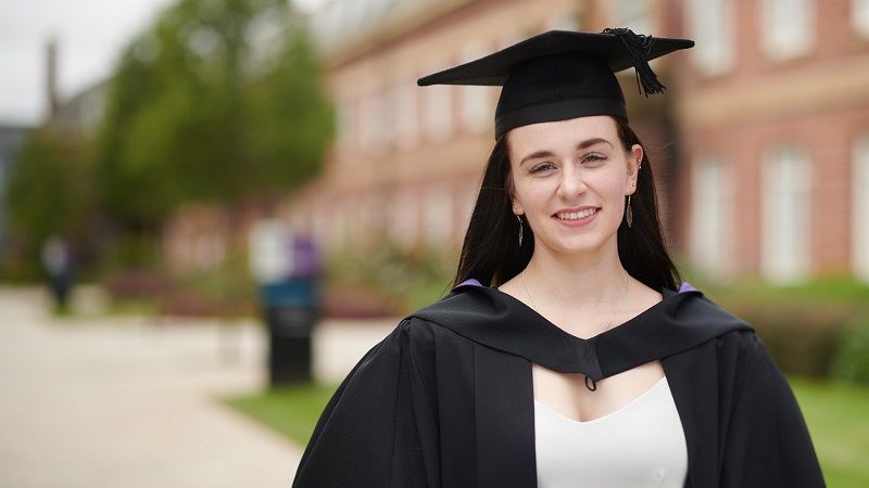 Student with rare condition 'ready to fight again' after graduating from Edge Hill