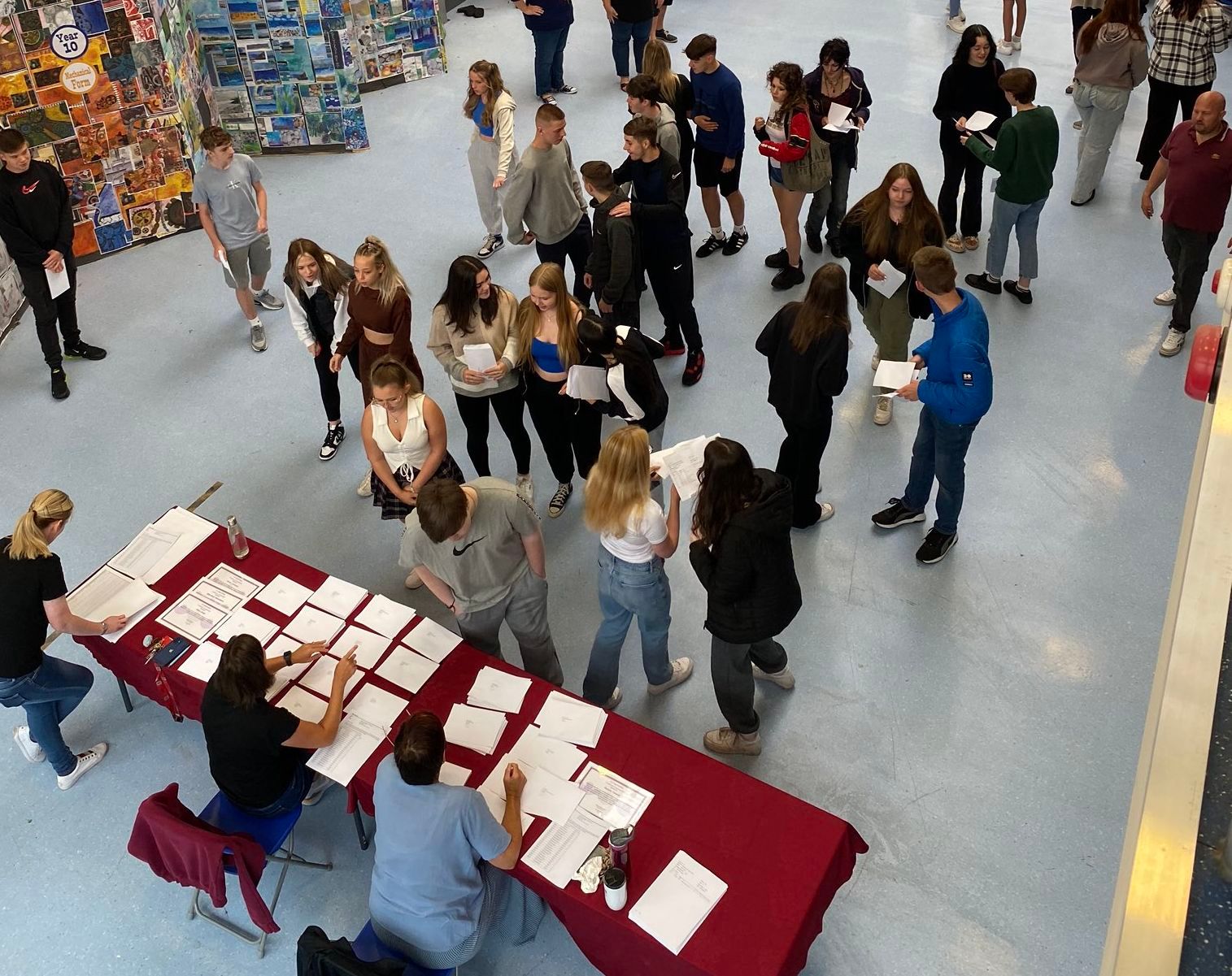 All smiles as students receive GCSE results at Nantwich school