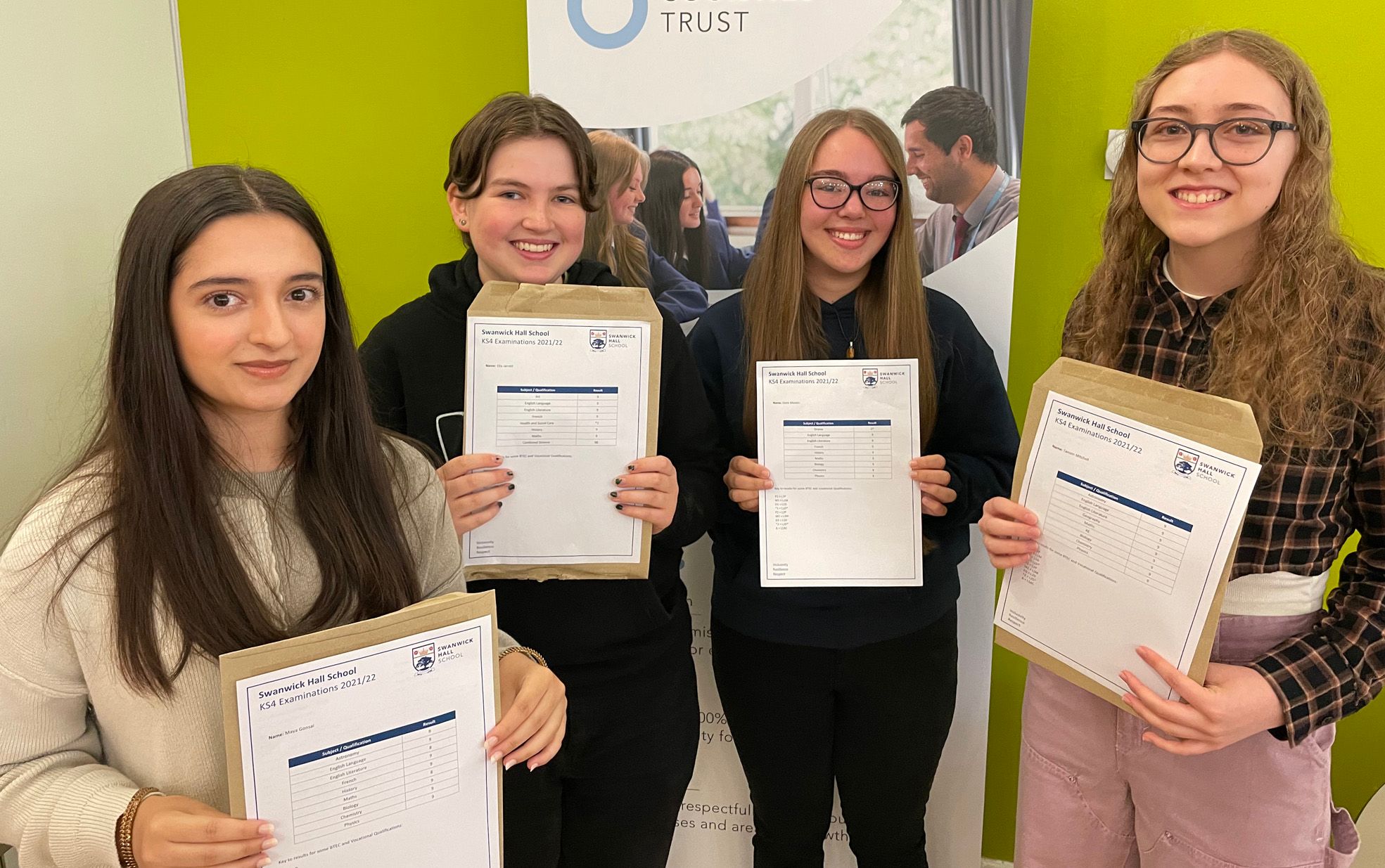 GCSE result success for Swanwick Hall School students