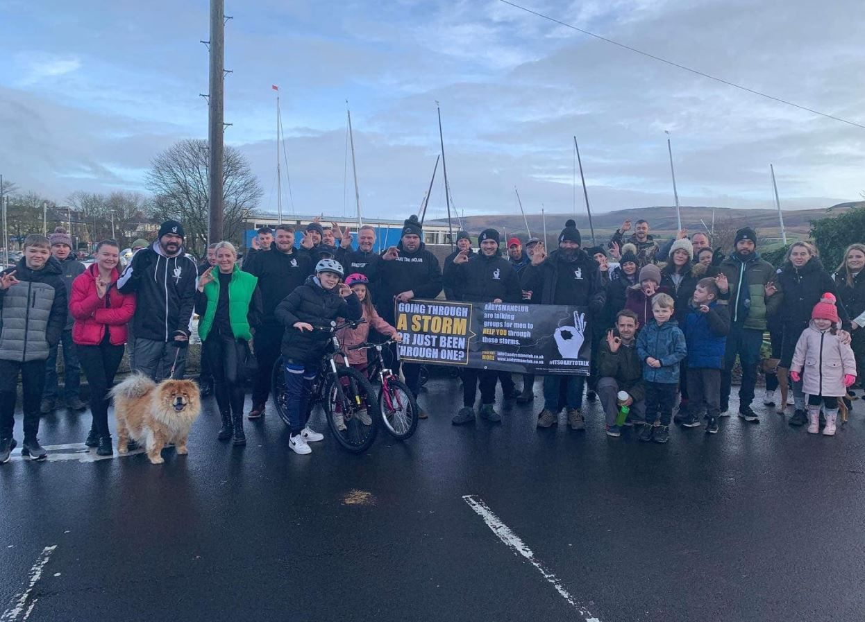 Rochdale’s Andy’s Man Club to play Bury group in celebratory football match