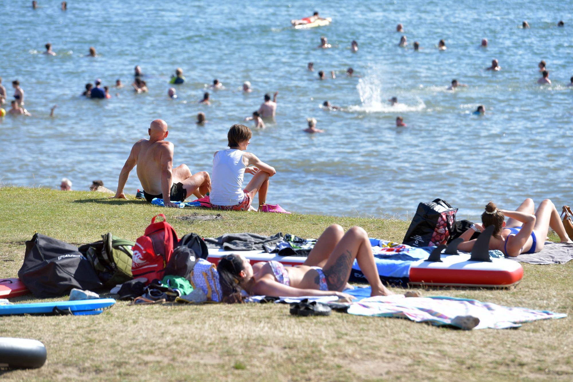 Bridgend swimming warning during heatwave