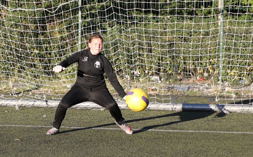 Chatham goalkeeper hoping to follow in the footsteps of Kent's Lioness