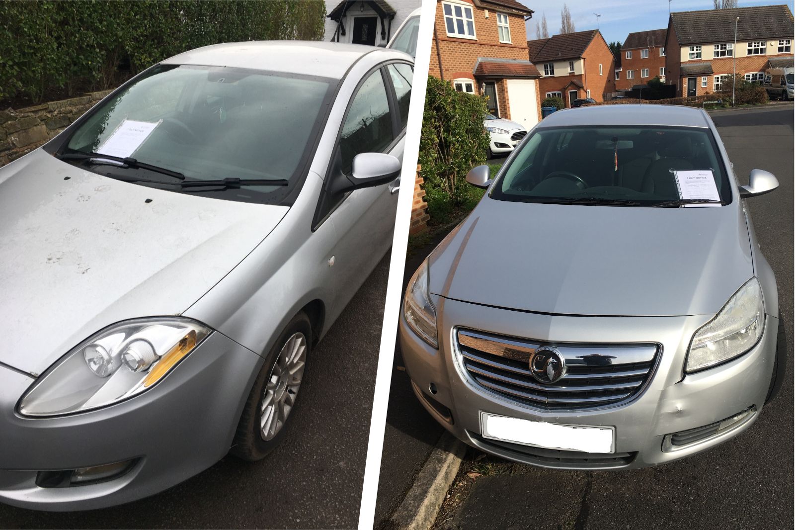 Abandoned cars in Stafford Borough leave two men with fines