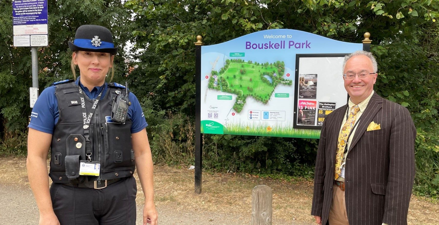 County police chief joins Blaby 'walkabout' to mark anti-social behaviour campaign