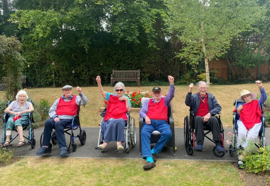 On your marks, get set, go – Camberley care home enjoys summer of sport