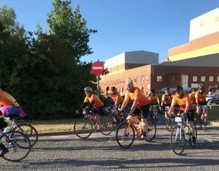 Pedal power as Barrow on Soar cyclists take on 100-mile trip