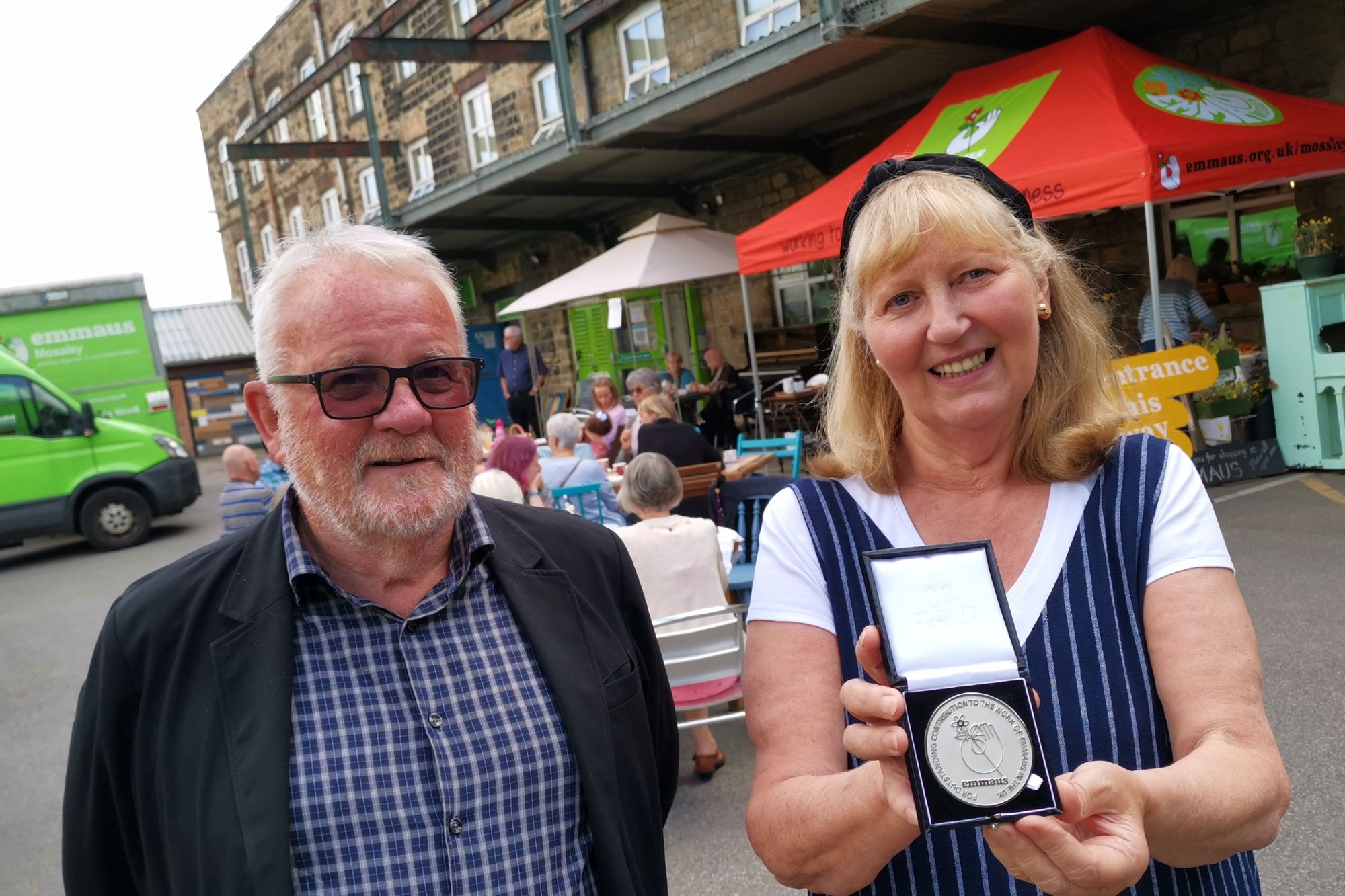 Medal for Saddleworth artist charity hero