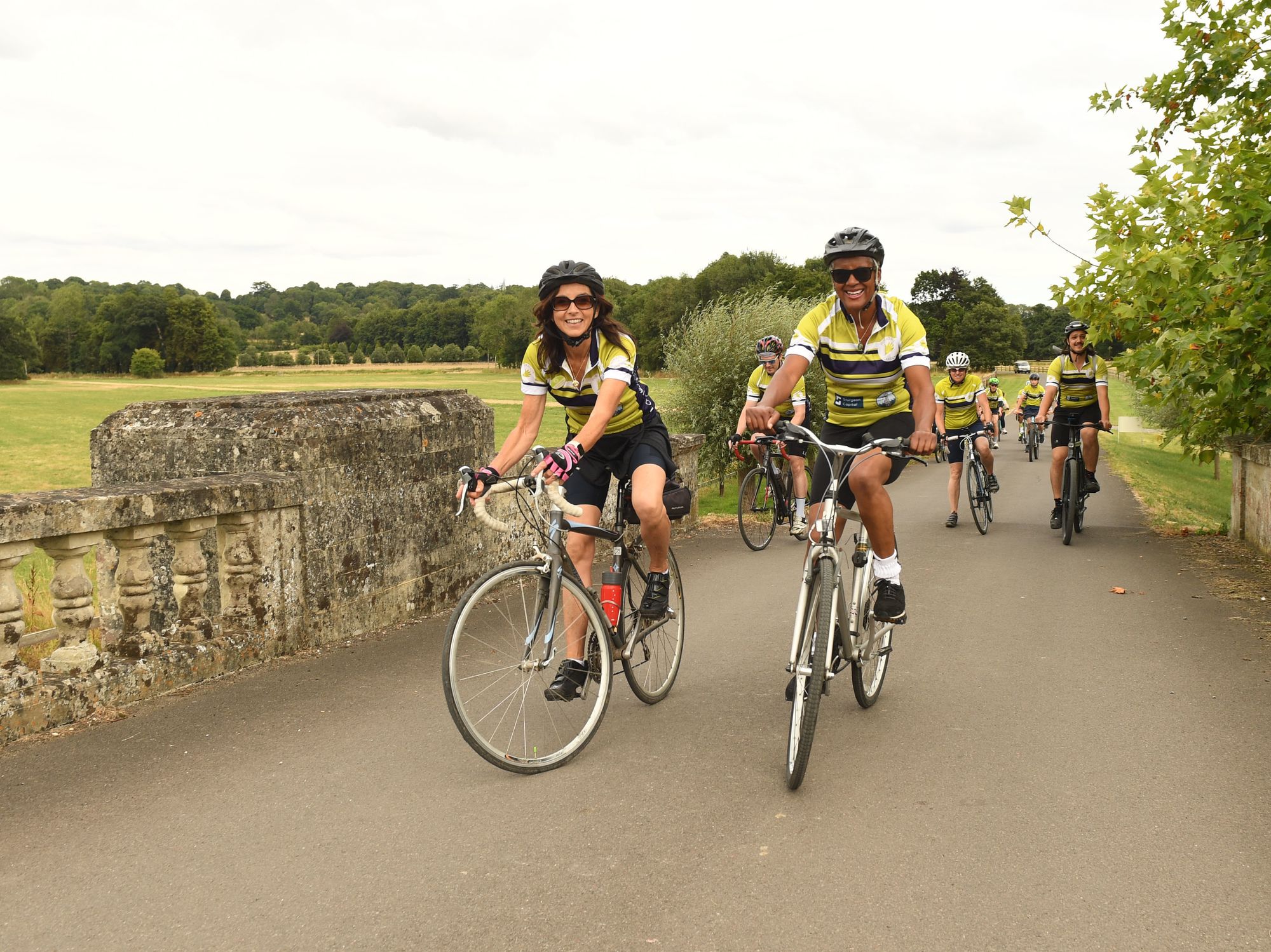 Cyclists raise £80,000 for ‘life-changing’ gardens at UK’s spinal injury centres
