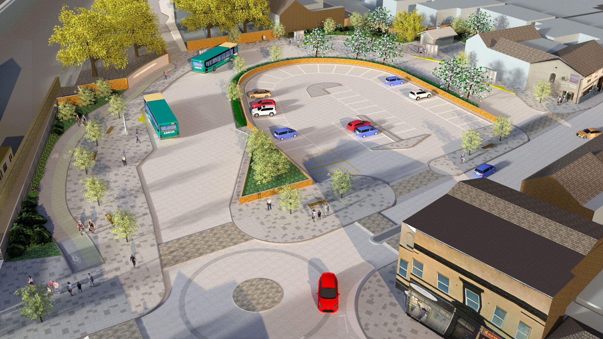 Nesting birds delay opening of new Ormskirk bus station