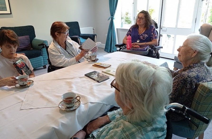 Read all about it at an Enfield care home as residents celebrate book lovers day