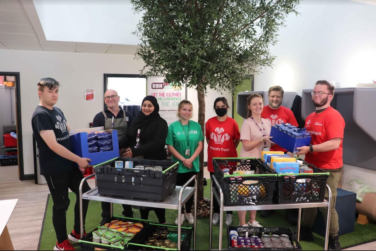 Rochdale youngsters work together to donate £120 worth of food to food club