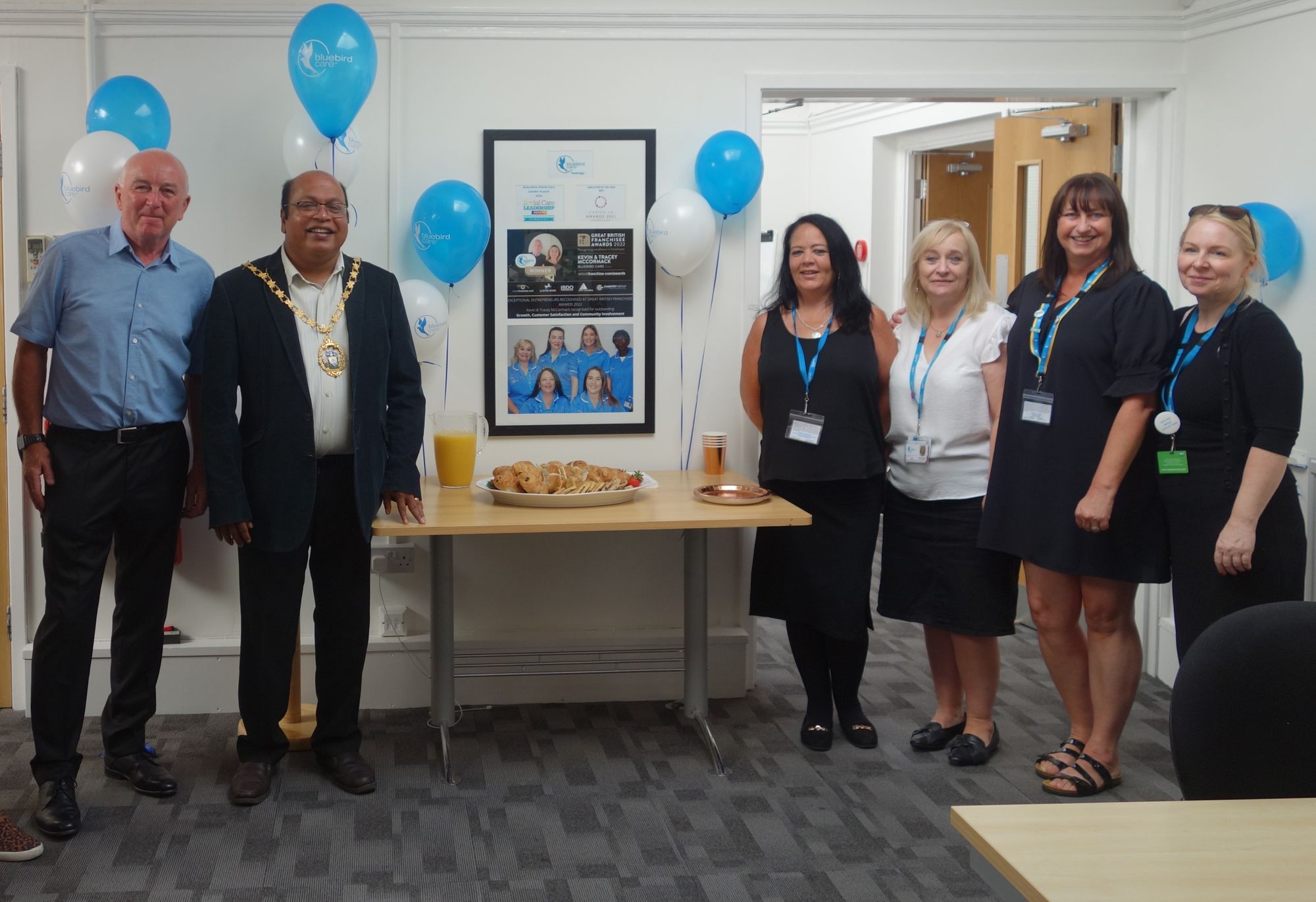 Continued growth sees Bluebird Care Redbridge move to bigger office