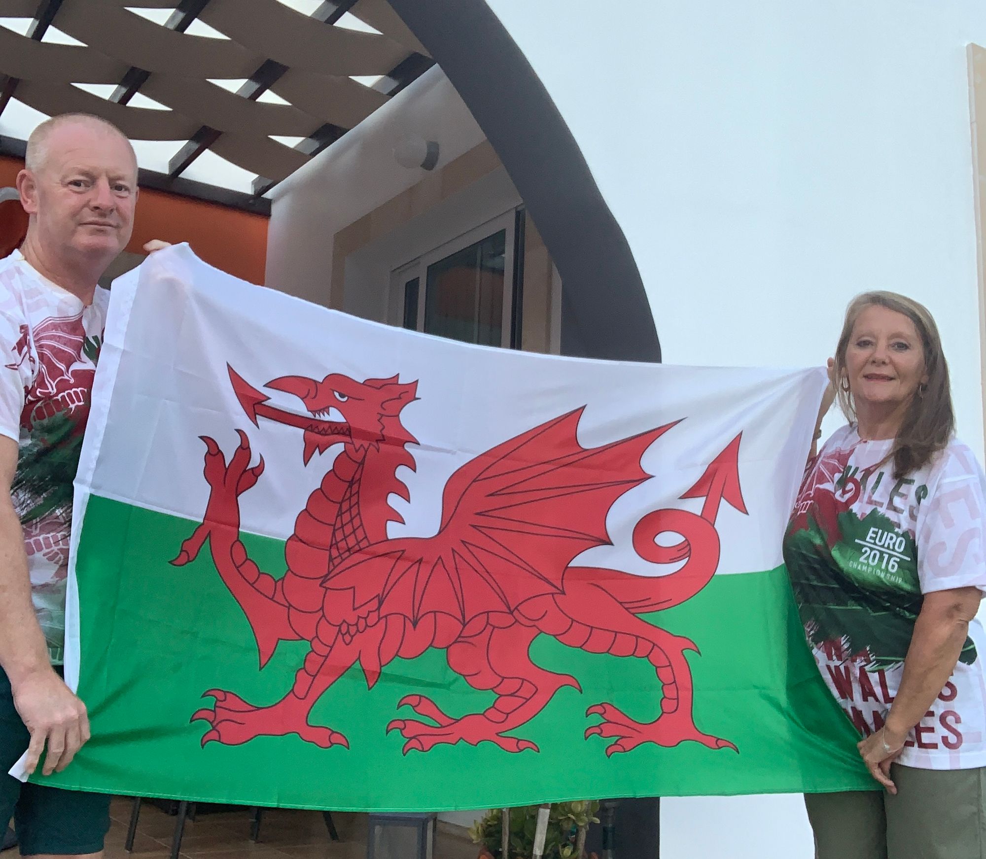 Abertillery couple complete Walk Wales challenge from Cyprus