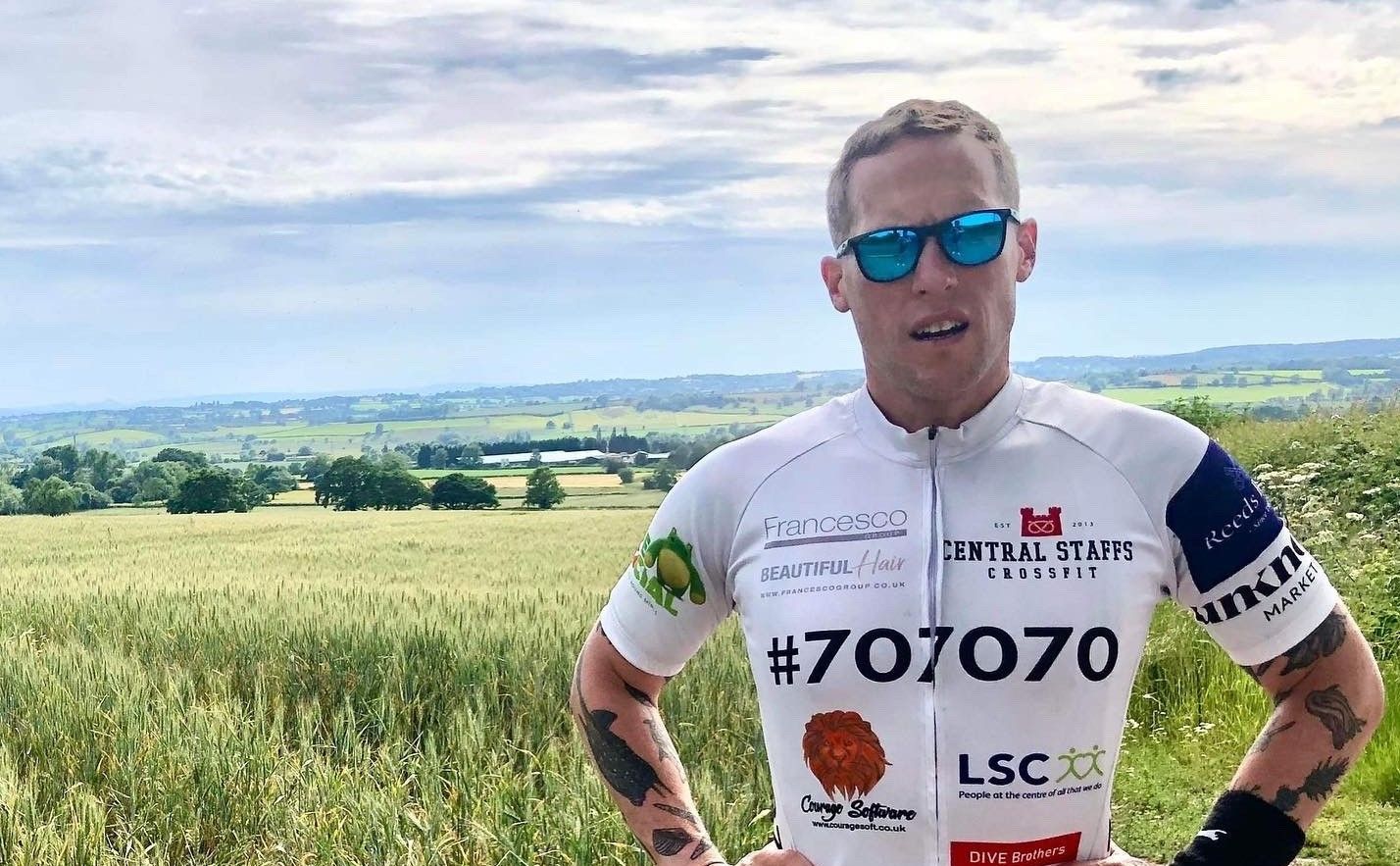 Eccleshall climbing instructor completes 70 charity triathlons in 75 days