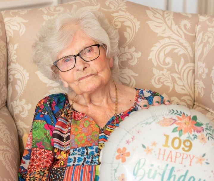 Third oldest person in Surrey celebrates 109th birthday
