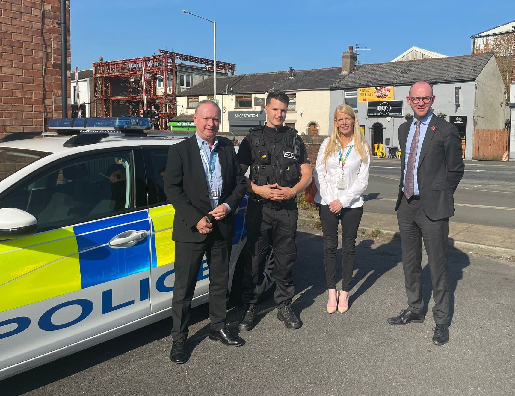 Lancashire Crime Commissioner pays visit to Bamber Bridge and Lostock Hall