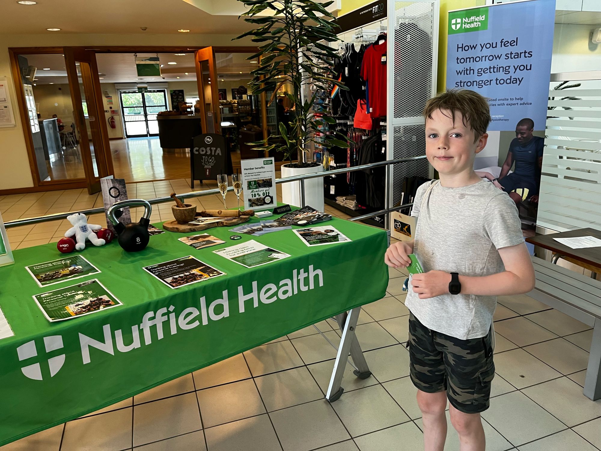 Young boy’s swim challenge to find a cure for brain tumours