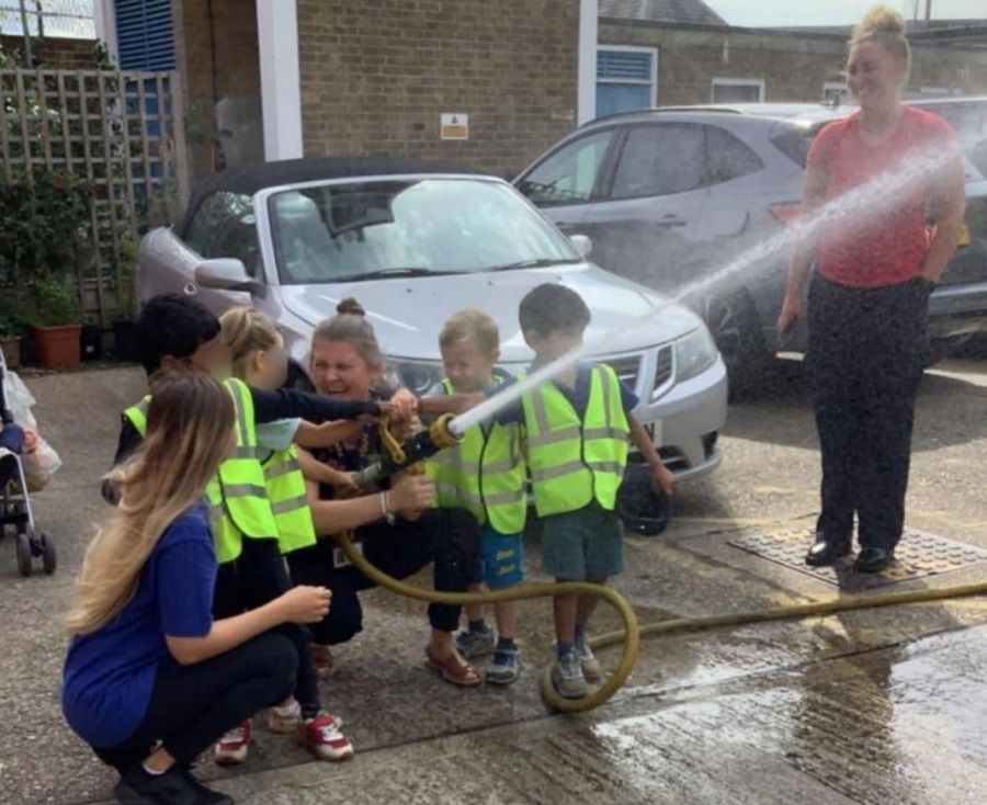 East Barnet children embrace visit to fire station