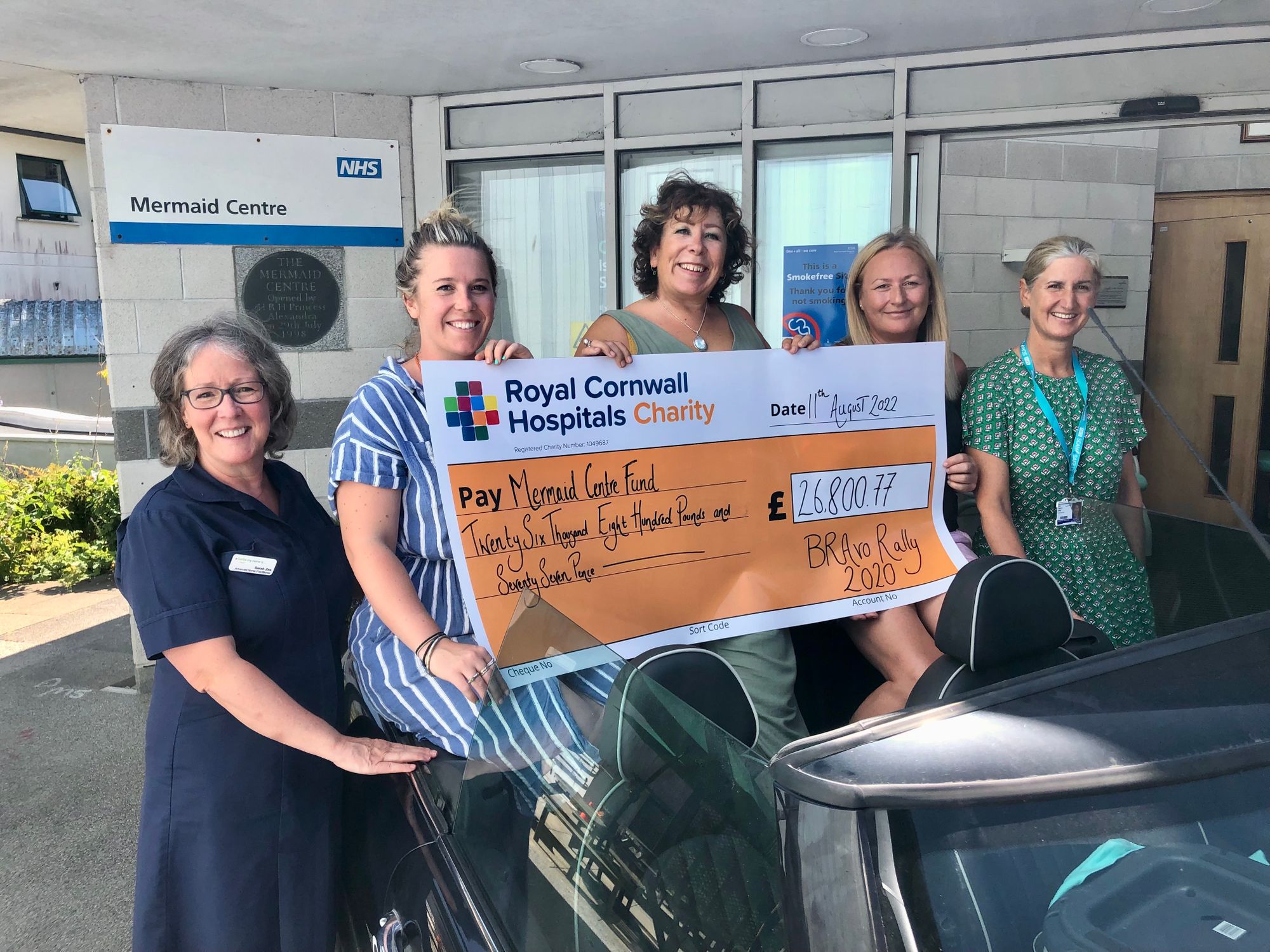 Intrepid 1,800-mile rally raises £26,000 for Truro breast cancer centre
