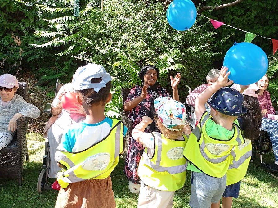 Southgate care home hosts intergenerational playgroup