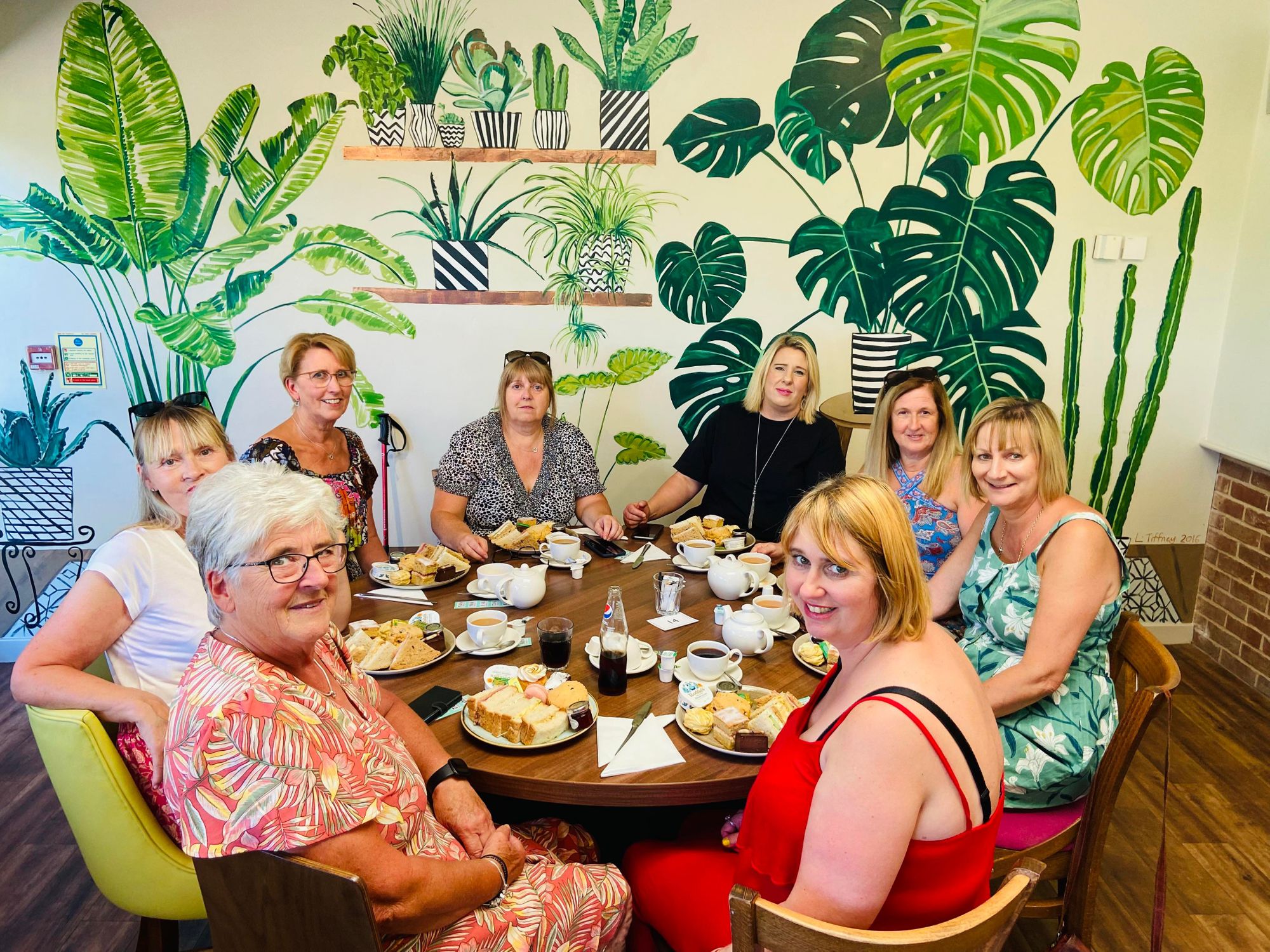 Tea party in Tiptree garden centre raises £1,350 for rural education charity
