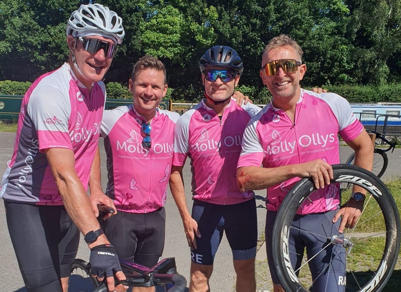Firefighters blaze a 1,000-mile trail for charities close to their hearts