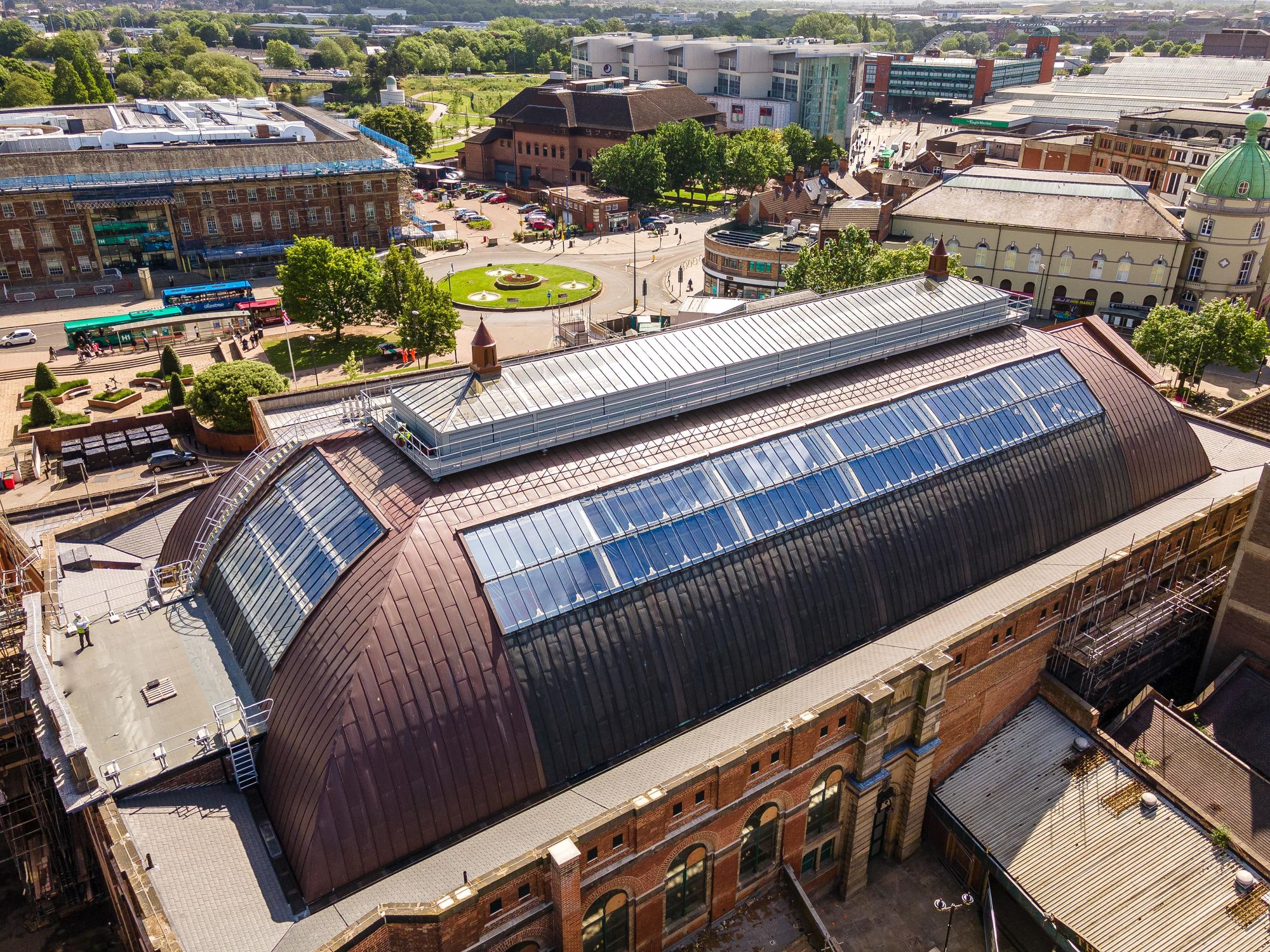 Phase two begins on Derby's historic Market Hall transformation project