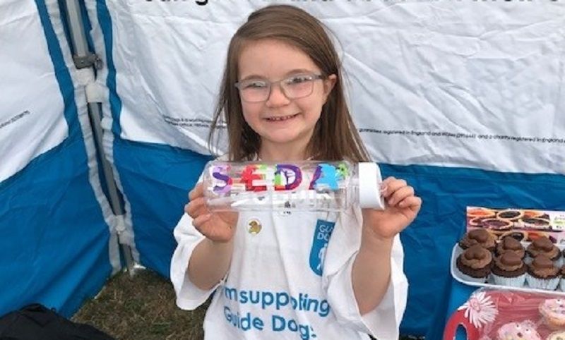 Wombourne six year old goes all out to raise money for Guide Dogs