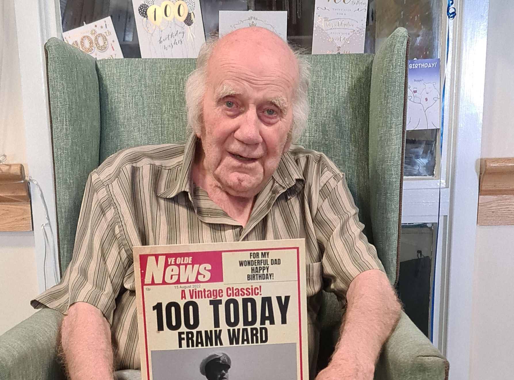 Crowborough care home 100-year old takes everything in his stride