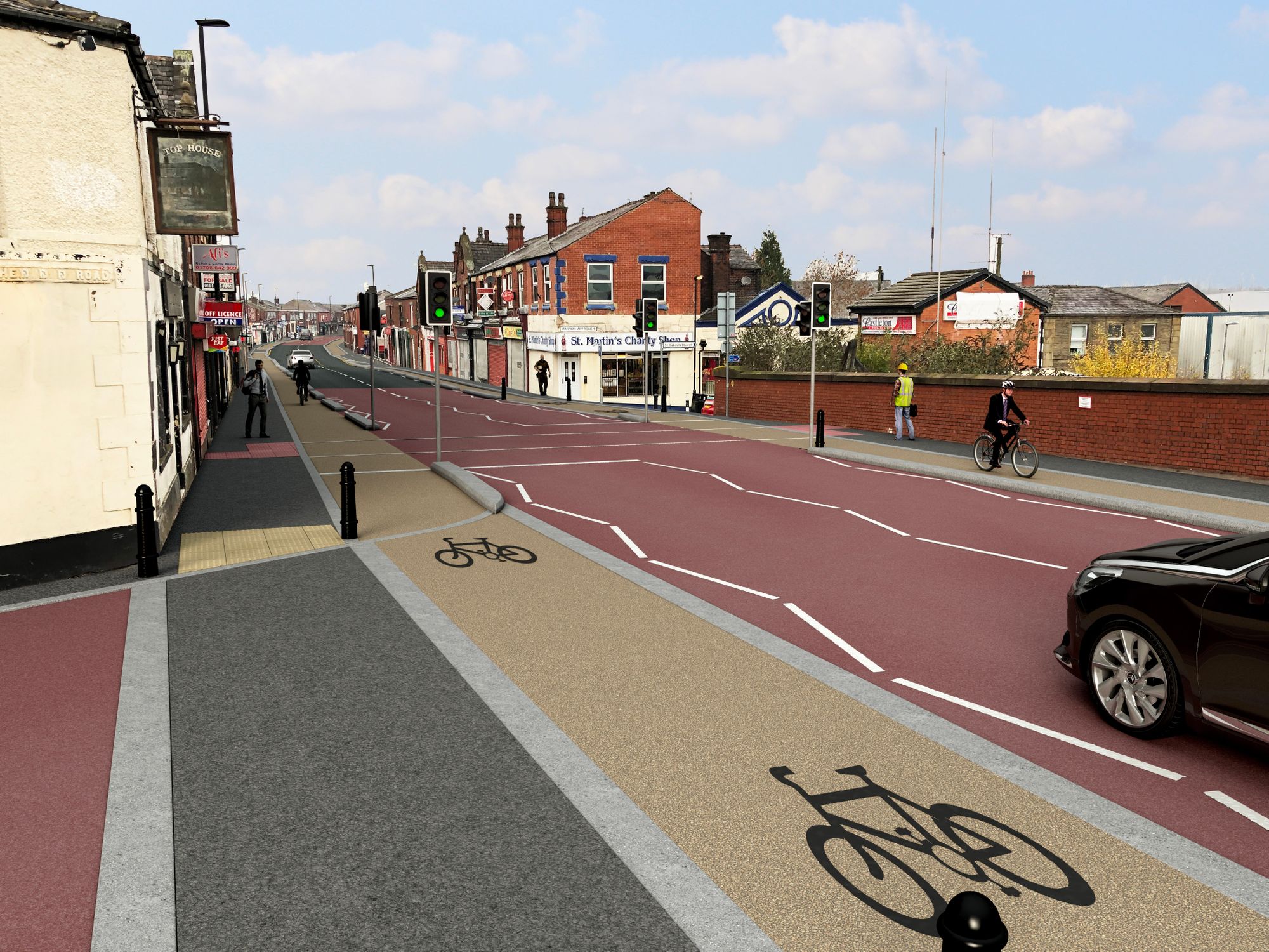 Cycling and walking to be made easier in Rochdale as Bee Network construction begins