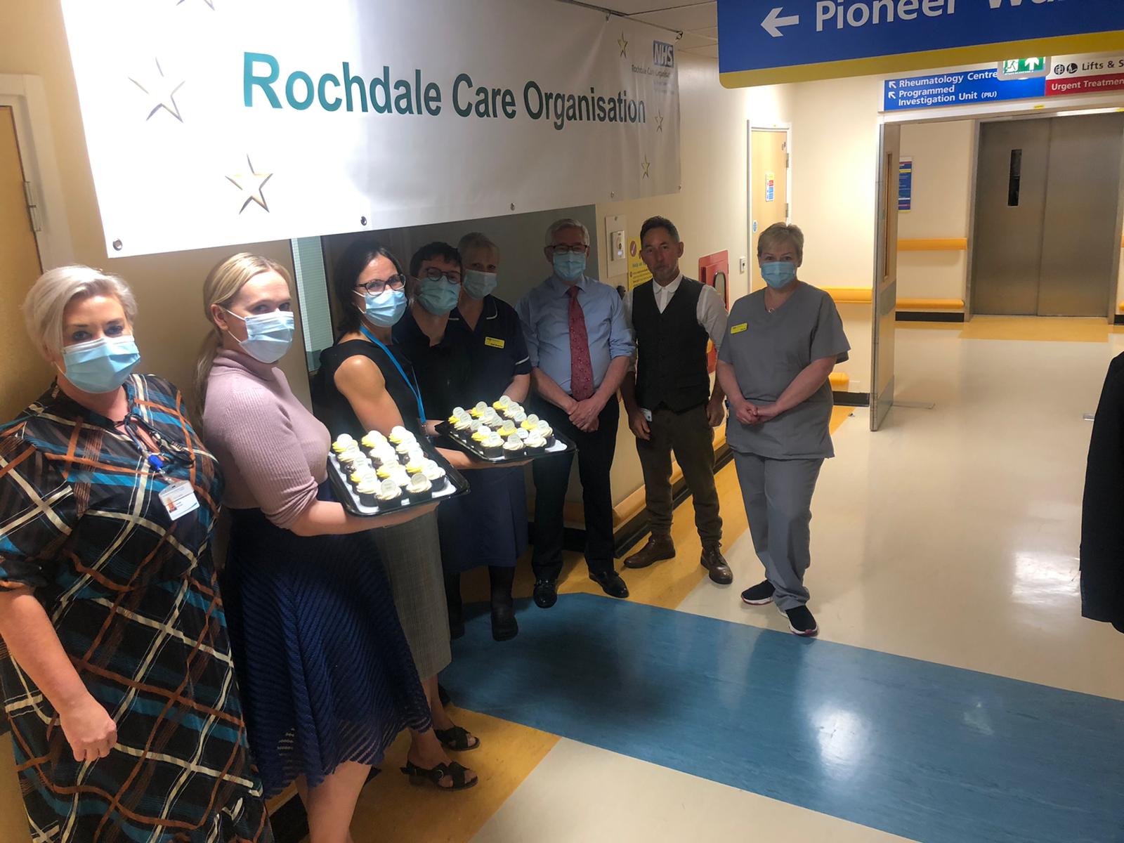 Town MP takes tour of new ‘Pioneer Ward’ at Rochdale Infirmary