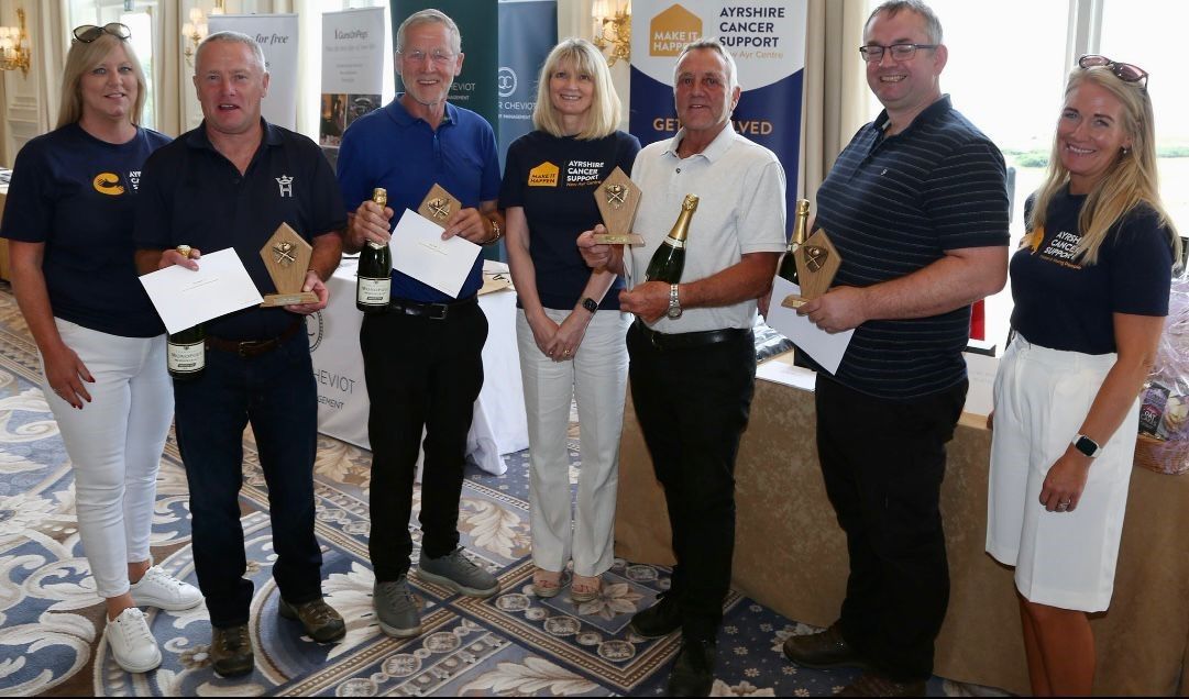 Charity clay shoot coins in £24,000 for Ayrshire cancer centre