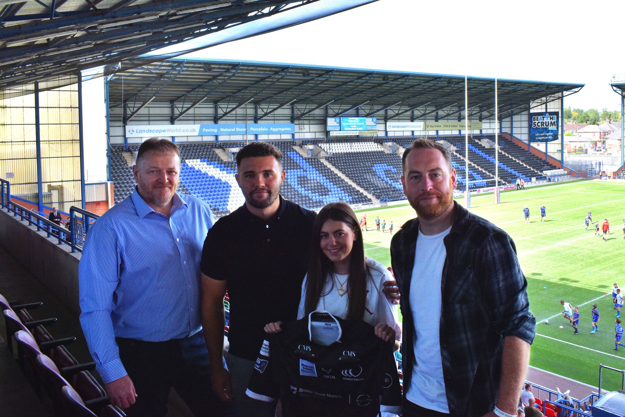 Widnes Vikings host Alder Hey ambassador and staff as matchday special guests