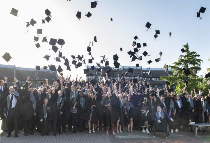 Students at international school in Cobham celebrate 'outstanding' exam success
