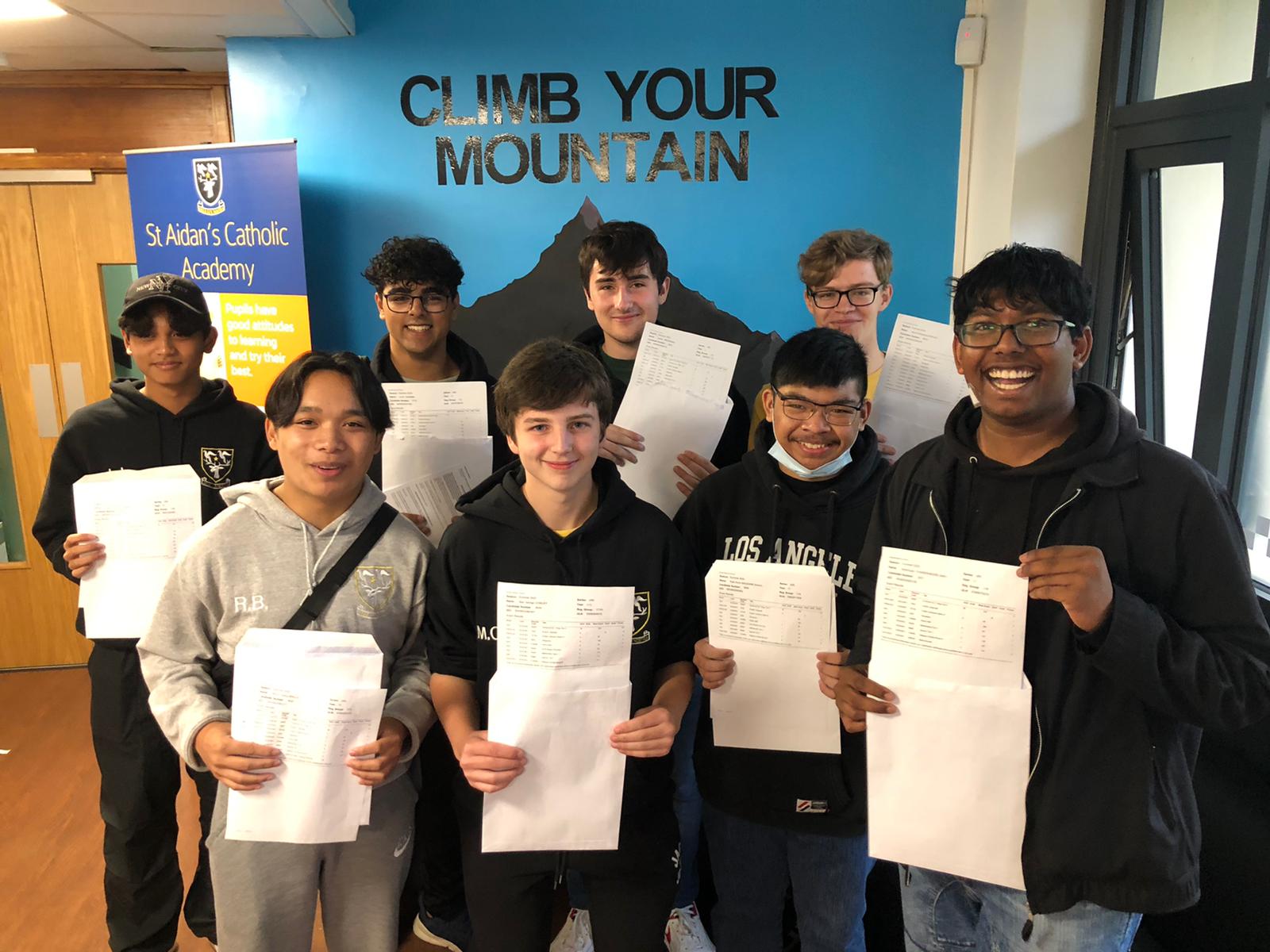 GCSE results from St Aidan's Catholic Academy Sunderland