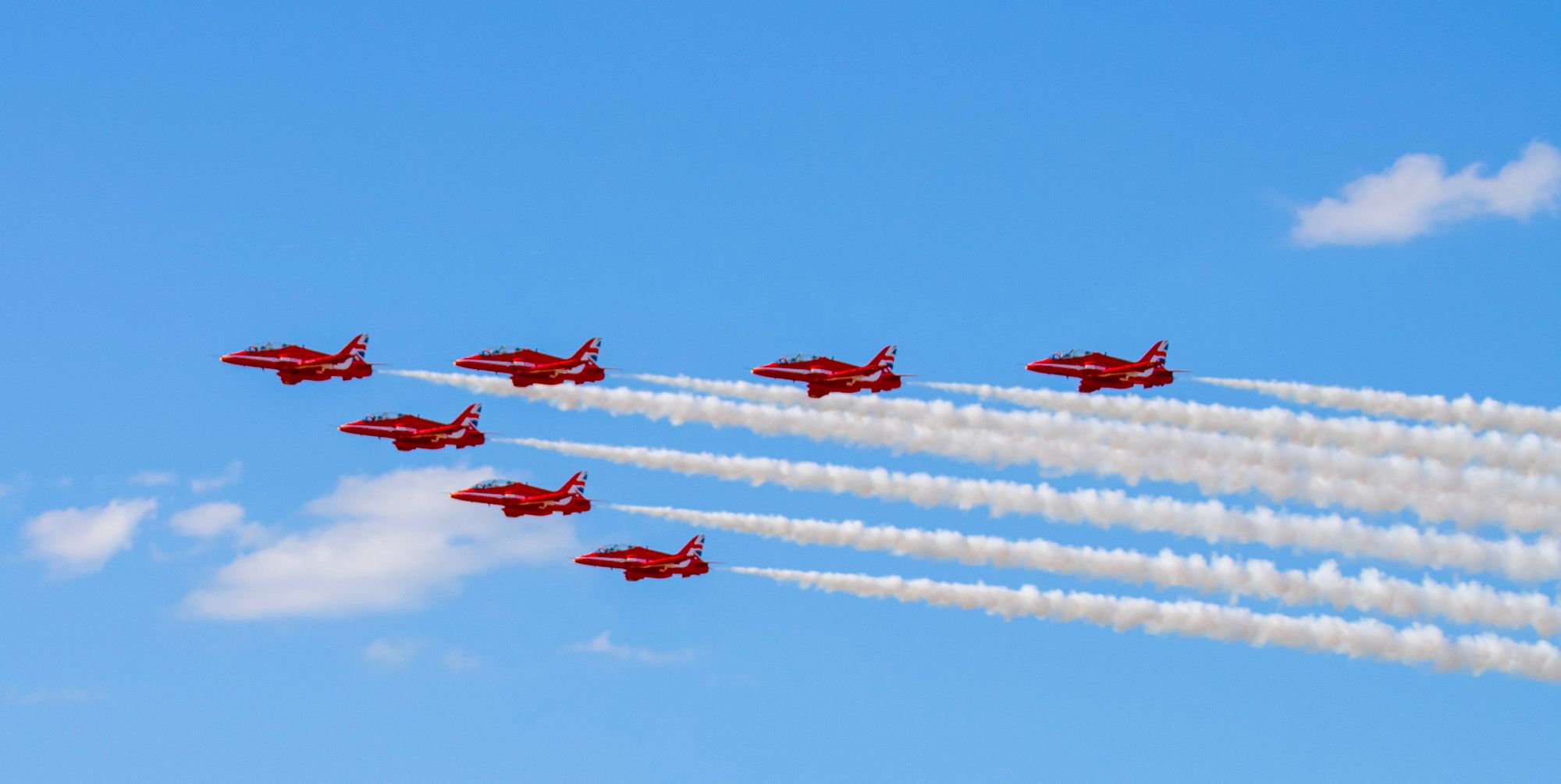 Red Arrows land at London Southend Airport for first time in more than 30 years