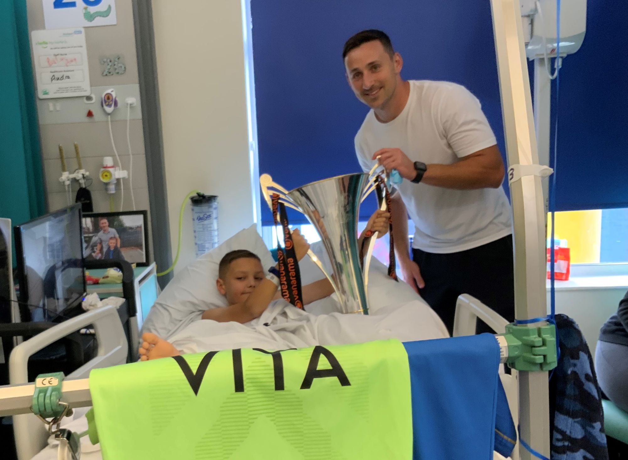 Stockport County superfan's visiting treat