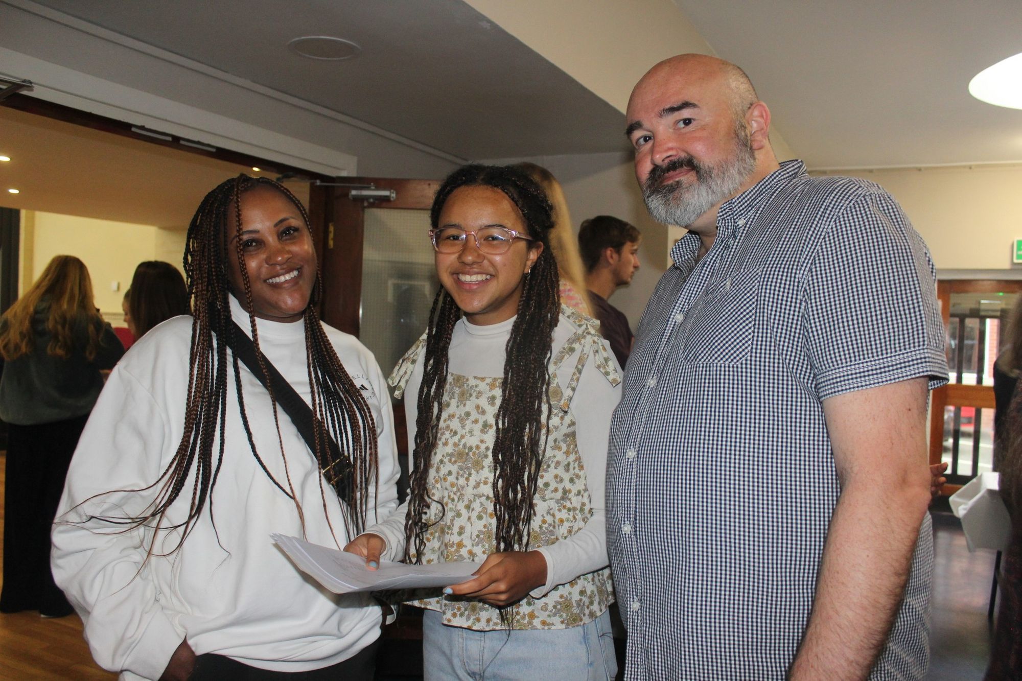 The Queen’s School students celebrate GCSE results